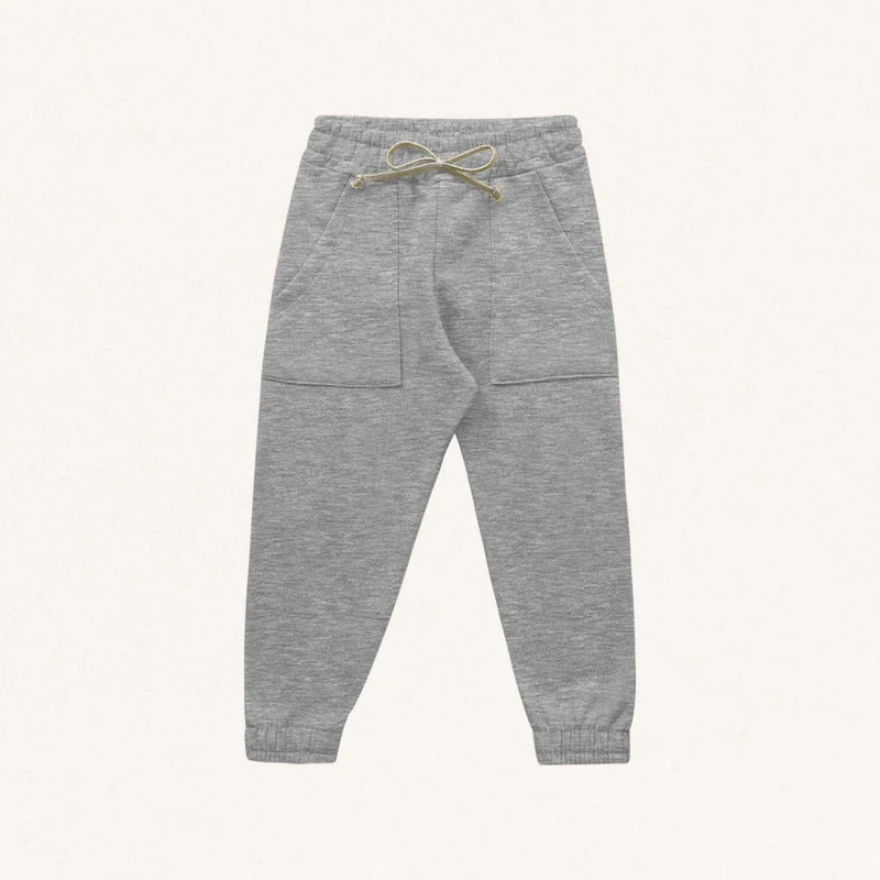 Calça Moletom Jogger com Bolso Mescla Fakini - Feminina 02 / Menina