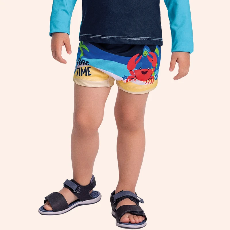 Sunga Boxer Moda Praia Fakini Masculino 01 / Menino / Verde