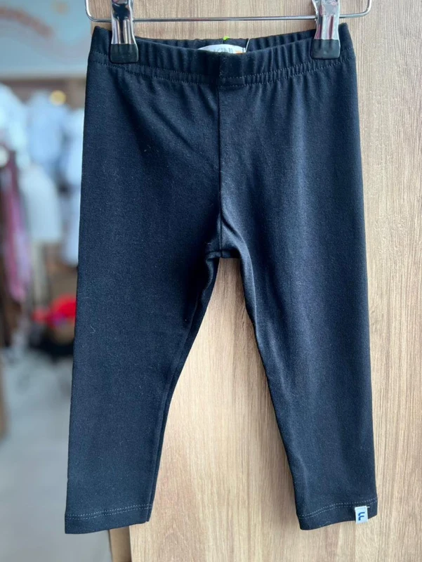 CALÇA LEGGING LISO BÁSICO MENINA FAKINI PRETO / 8