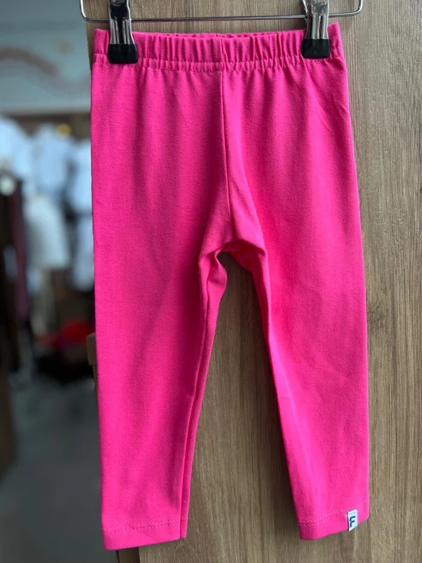 CALÇA LEGGING LISO BÁSICO MENINA FAKINI ROSA / 3