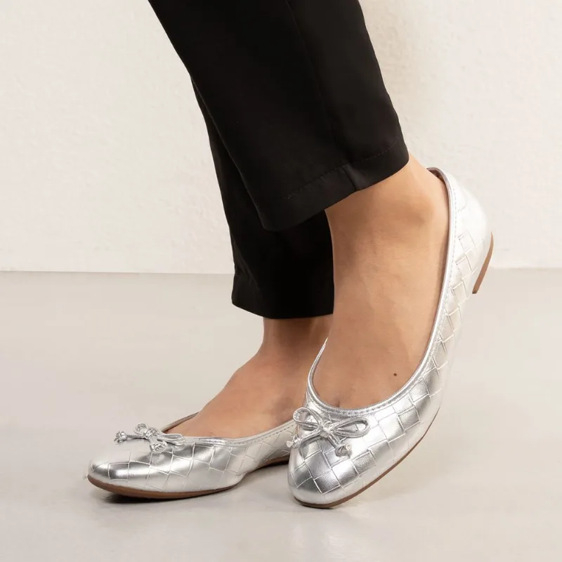 Sapatilha Prata Vizzano Tressê Feminino Prata - 38