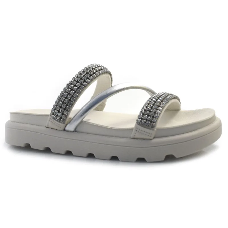 Sandália Flat Feminina Vizzano Off White 6459.133.28506 37