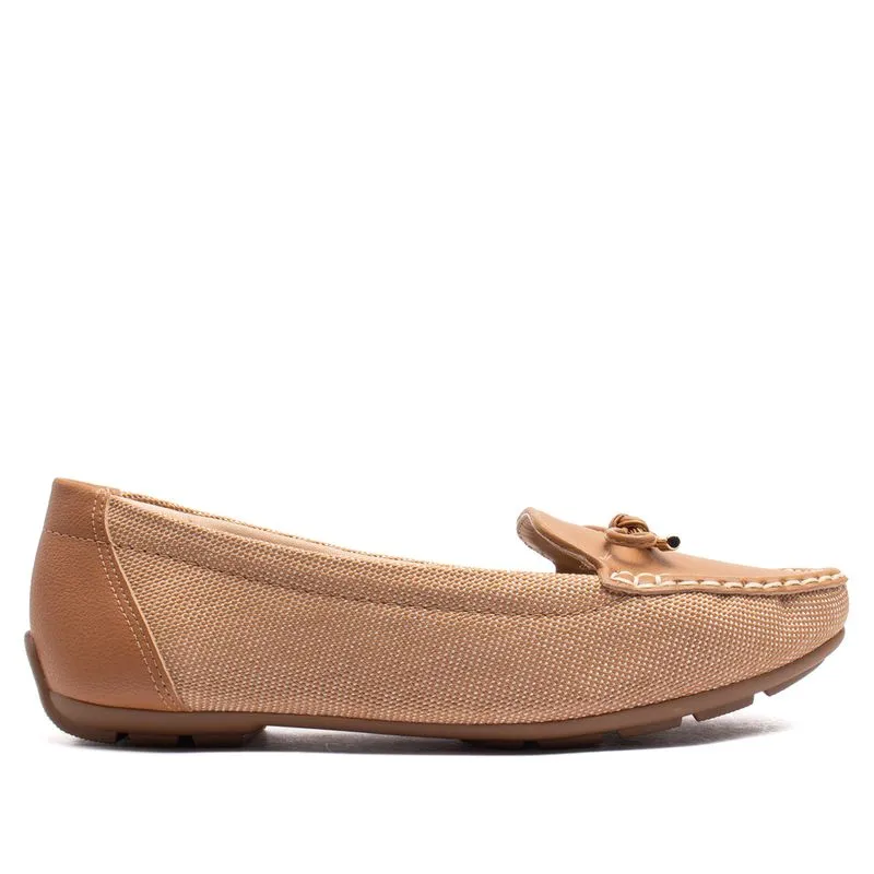 Mocassim Feminino Modare Tecido Rústico Caramelo - 39