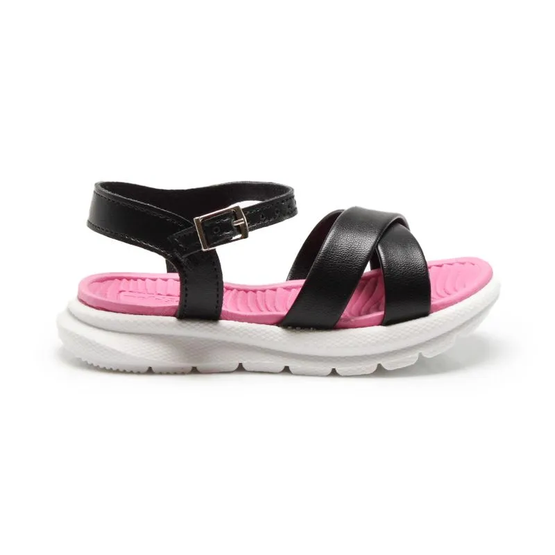 Sandália Molekinha Casual Preto Infantil 23