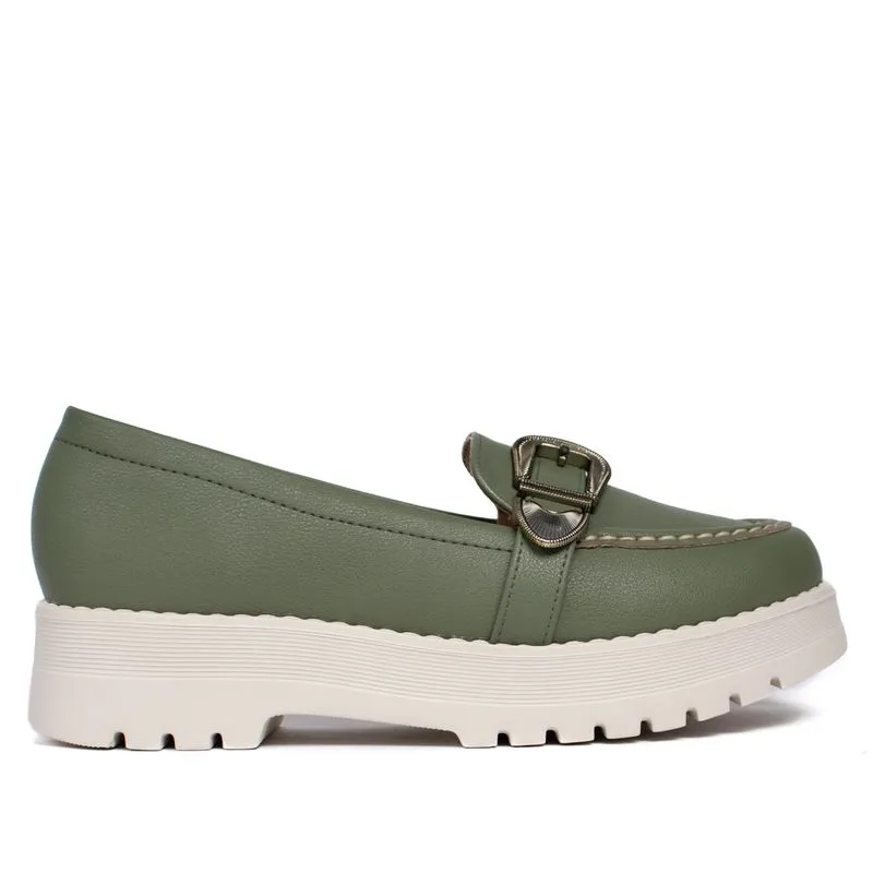 Mocassim Feminino Modare com Detalhe com Fivela Verde - 34