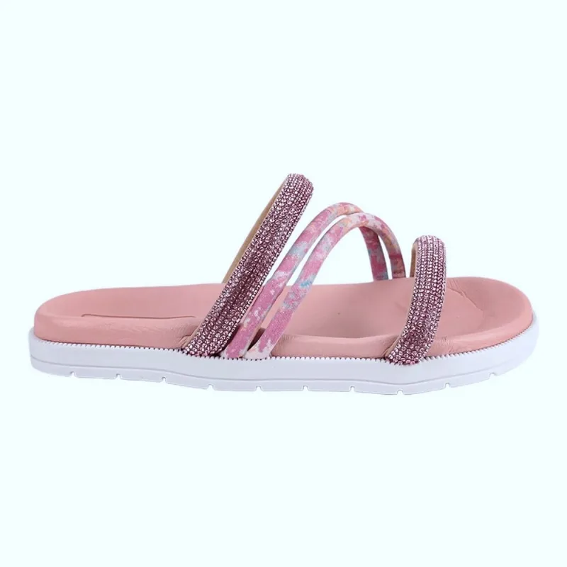 Tamanco Papete Menina Molekinha Aquarela Rosa 2352.107 29 / Rosa