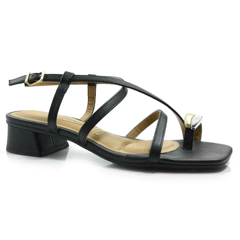 Sandália de Salto Bloco Feminina Vizzano Preto 6454.123.7286 33