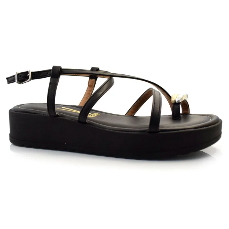 Sandália Flat Feminina Vizzano Preto 6492.321.7286 39