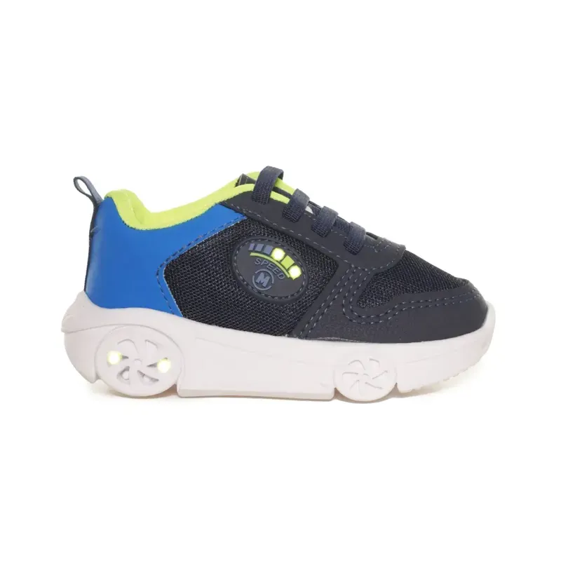 Tênis Casual Molekinho Speed Led Infantil Marinho 22