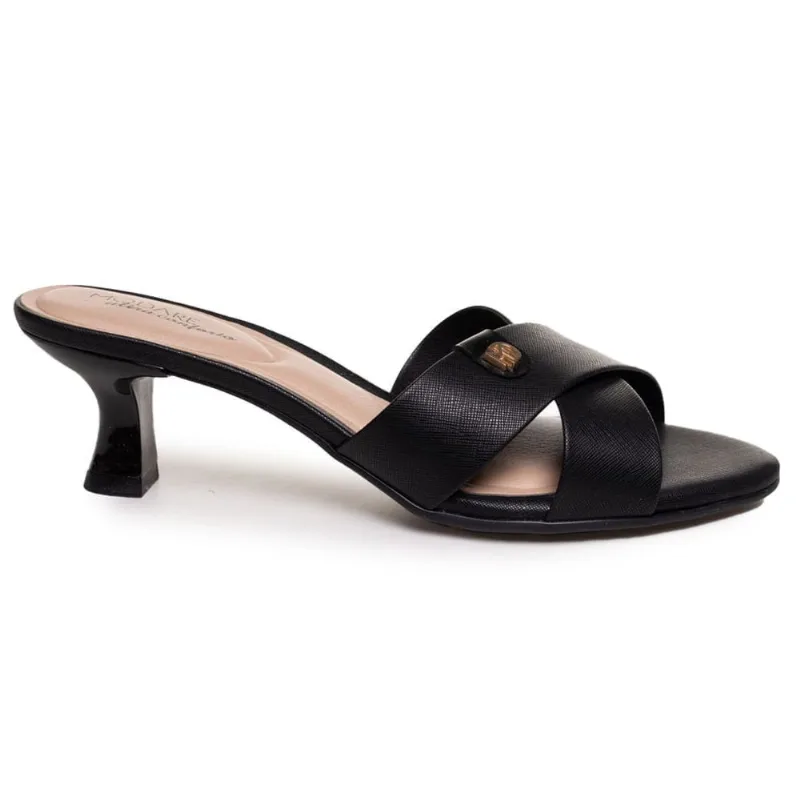 Tamanco de Salto Fino Modare Ultraconforto Preto Feminino Preto - 37