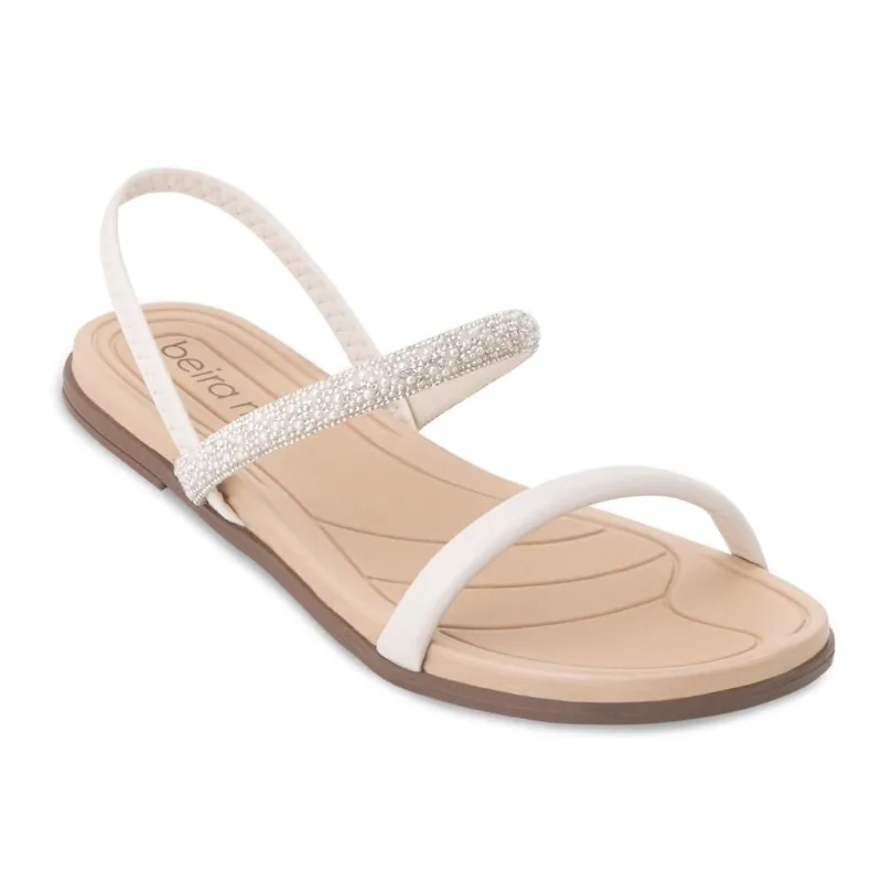 Sandália Beira Rio BR24-85071 36 / Branco/Creme