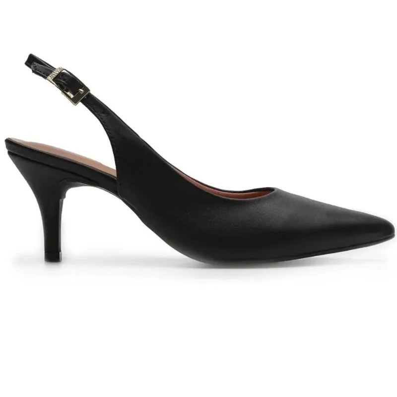Sapato Scarpin Vizzano Slingback Feminino Preto 35