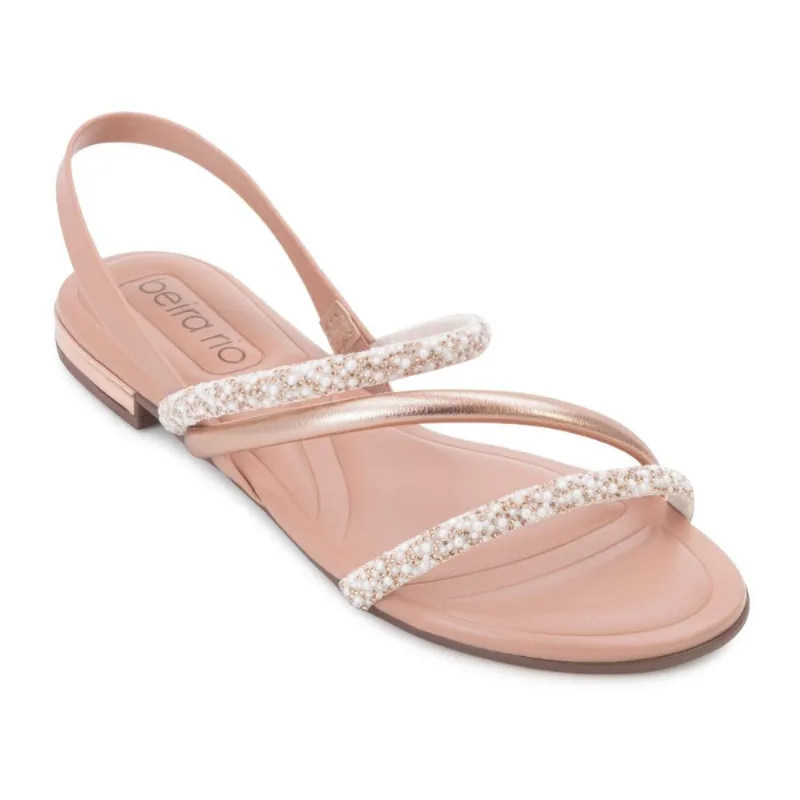 Sandália Beira Rio BR24-82639 38 / Rosado/Branco