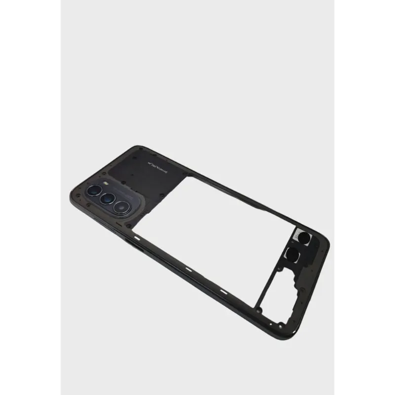 Back Com Aro e Lente Câmera Traseira Moto G52 Preto Autorizada Motorola