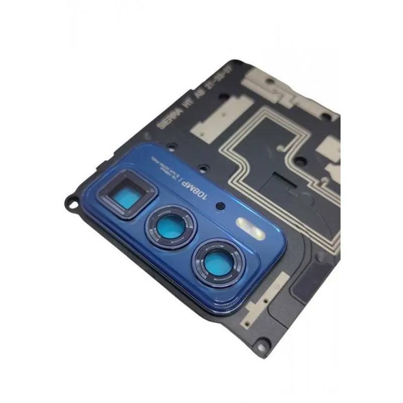 Back Lente Da Câmera Traseira Moto Edge 20 Pro Azul