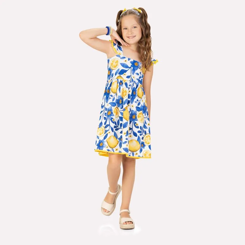 Vestido Infantil Menina em Cotton Kyly 1001292.0001.14