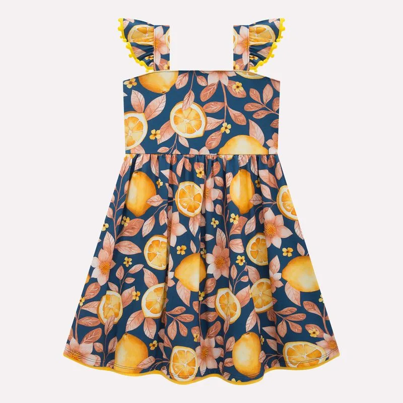Vestido Infantil Menina em Cotton Kyly 1001292.6766.10