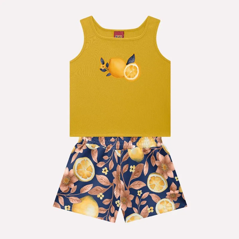 Conjunto Infantil Menina Bordado Kyly 1001312.200030.8