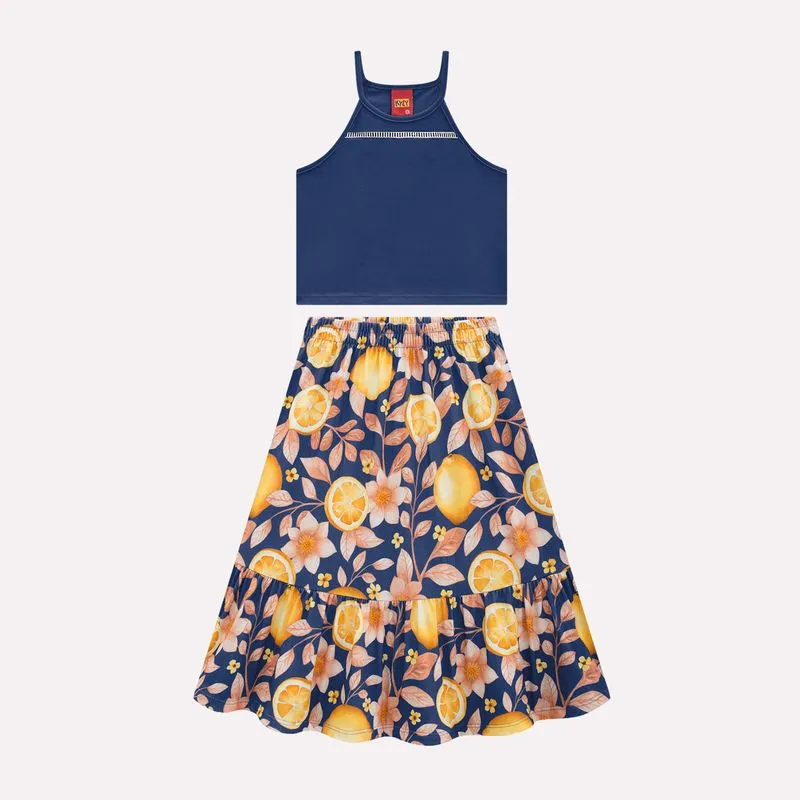 Conjunto Infantil Menina Limões Kyly 1001411.6766.6