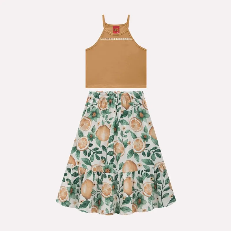 Conjunto Infantil Menina Limões Kyly 1001411.8532.14
