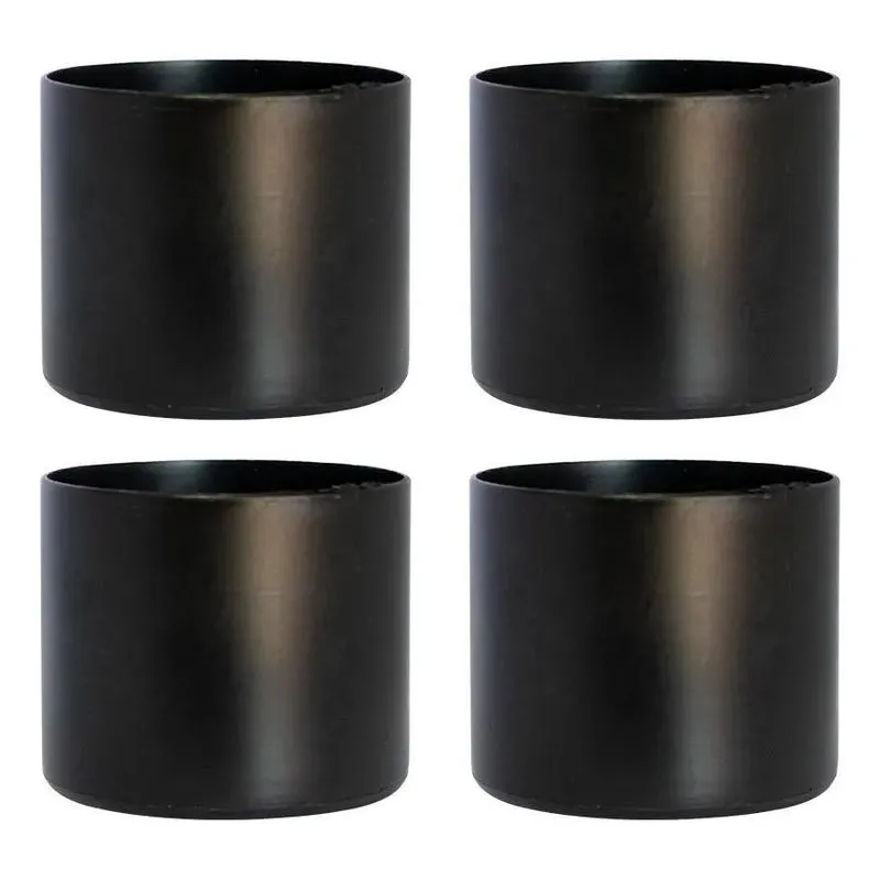 5x Capa Protetora Pé De Mesa Tubular 7,4 Cm 3 Pol - 4 Pç