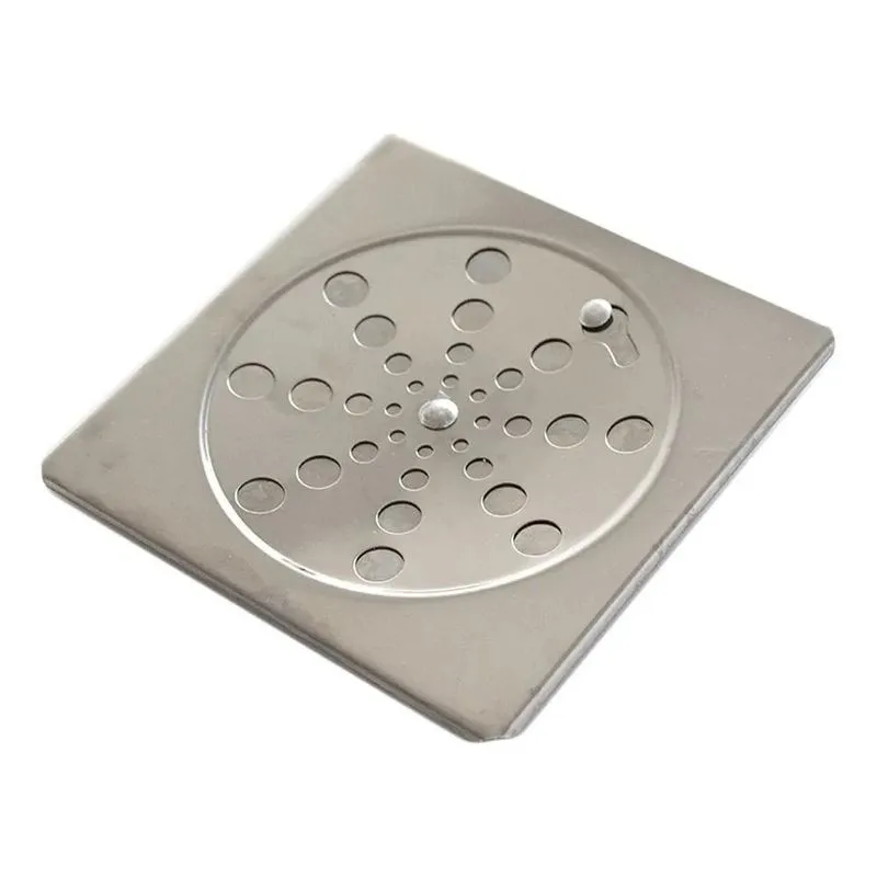 10x Grelha Ralo Inox Quadrado 15x15 Fecho Anti Odor Inseto