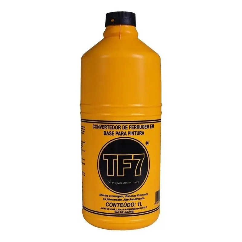 5x Convertedor De Ferrugem Cf-tf7 1 Litro Tf7
