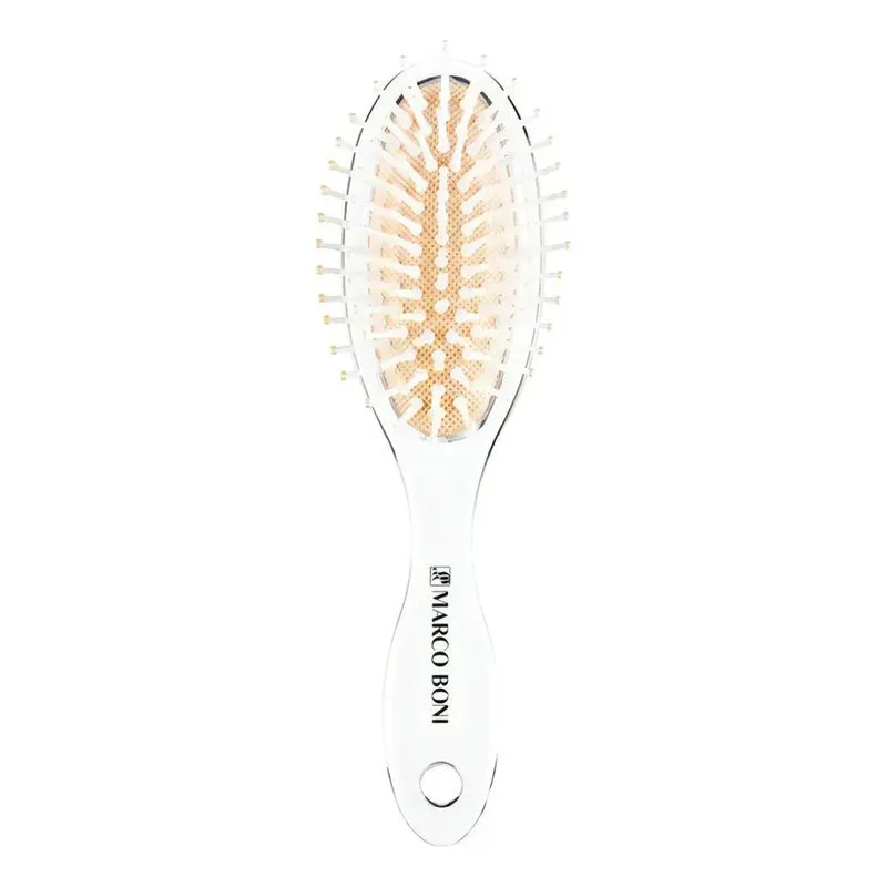 3x Escova De Cabelo Pequena Oval Coleção Diamond Marco Boni