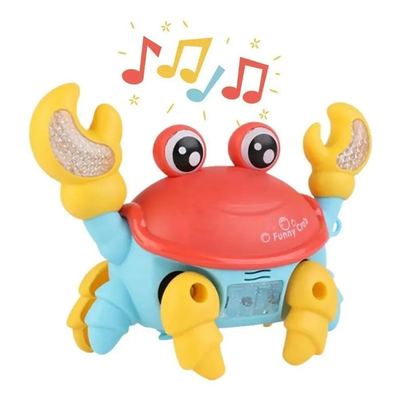 Caranguejo Robô Interativo Fujão Com Luz E Música Shopbr