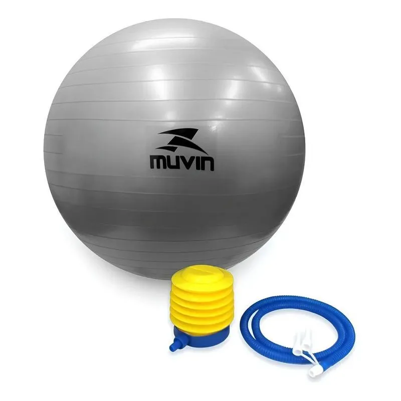 Bola De Pilates 75cm Muvin - Antiestouro - Suporta Até 300kg