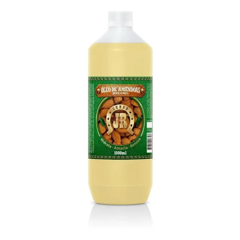 5x Óleo De Amêndoas Jr - Hidratante Para Couro - 1000ml