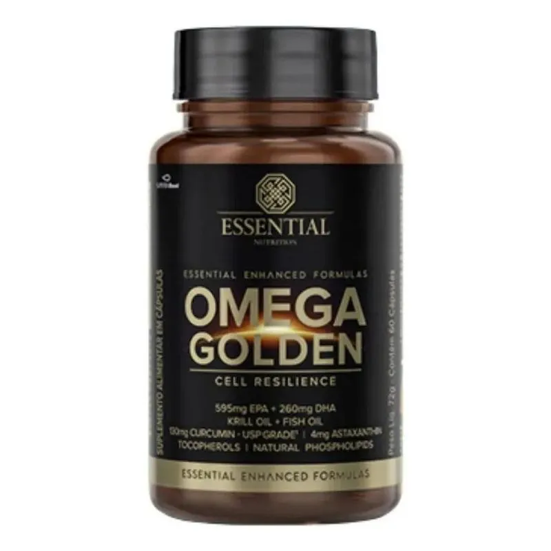 Omega Golden + Astaxantina - 60 Caps - Essential Nutrition S