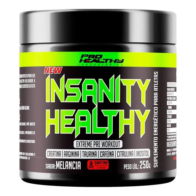 Pré Treino Insanity Healthy 250g - Pro Healthy