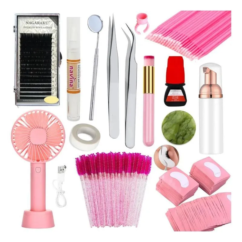 5x Lash Lift Cilios Fio A Fio Kit Extensão Cilios Nagaraku