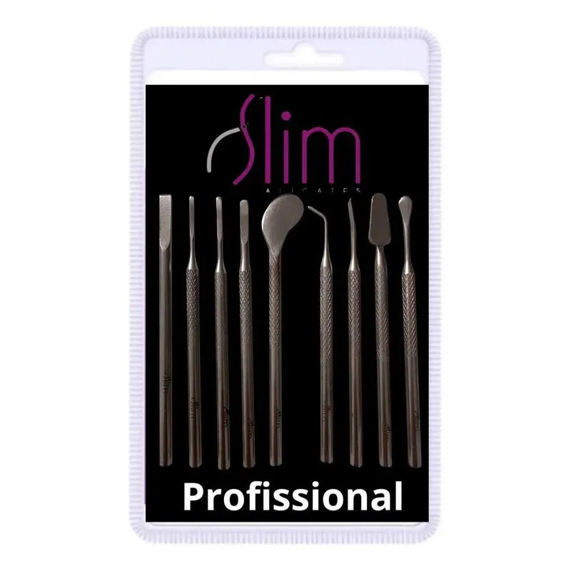 5x Kit 9 Peças Pedicure Pé Bisturi Manicure Para Desencravar