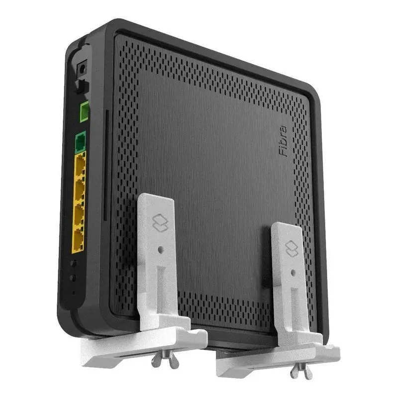 3x Suporte Parede Vertical Compativel Roteador Modem Ajustav