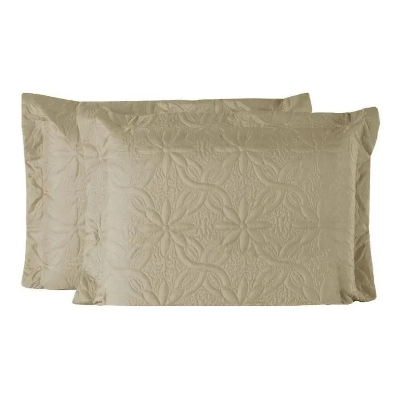 Kit Porta Travesseiro Matelado Floral 02 Pçs Envio Imed Palh