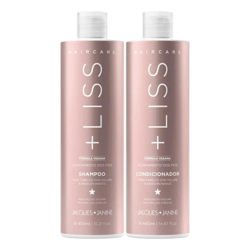 10x Jacques Janine + Liss Shampoo Sem Sal 450ml Condicionad
