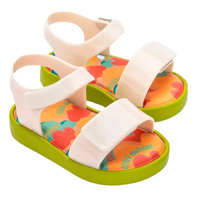 Mini Melissa Jump Print Baby 33663 BEGE/VERDE 26/27