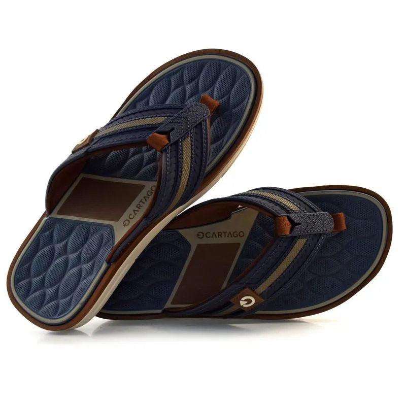 Chinelo Masculino Cartago Lyon III Azul 12399 40
