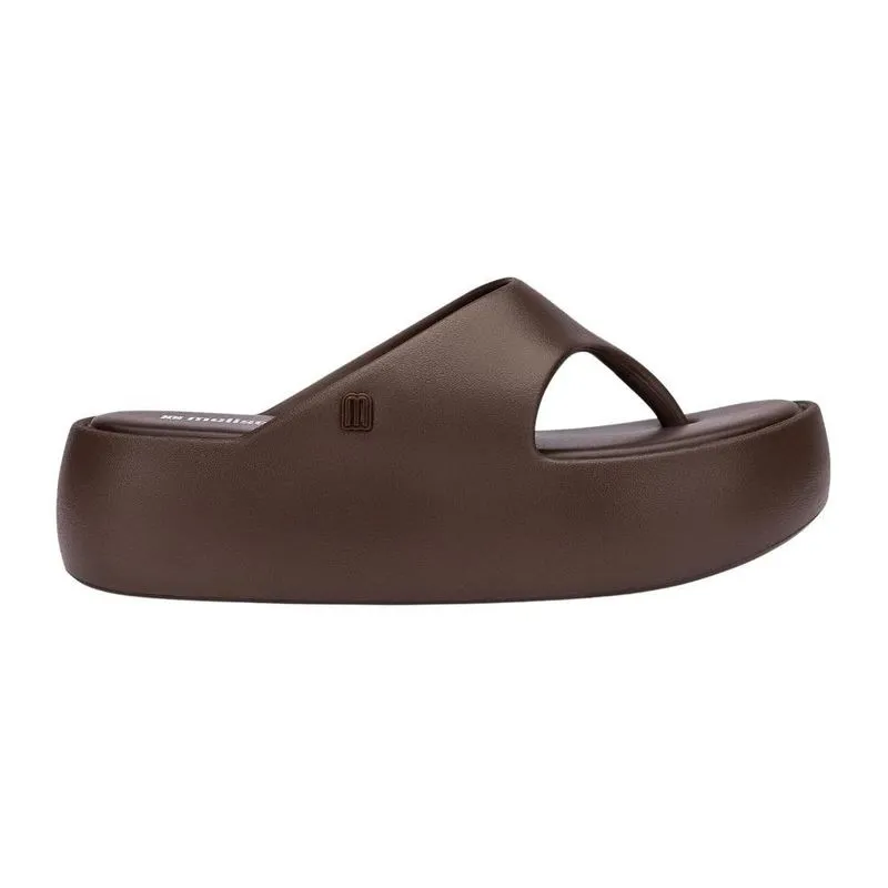 Sandália Plataforma Feminino N°39 Melissa Free Platform Thong Marrom (MP)