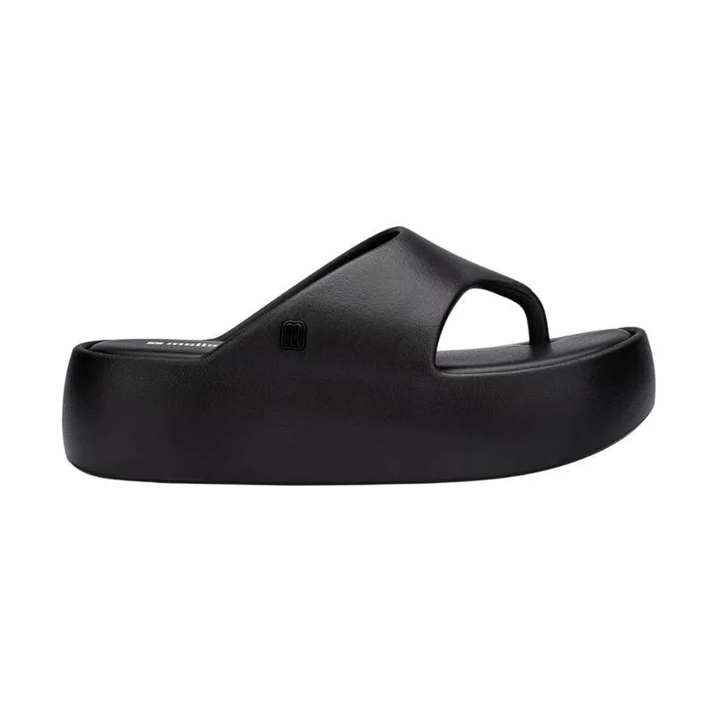 Sandália Plataforma Feminina N°34 Melissa Free Platform Thong Preto (MP)
