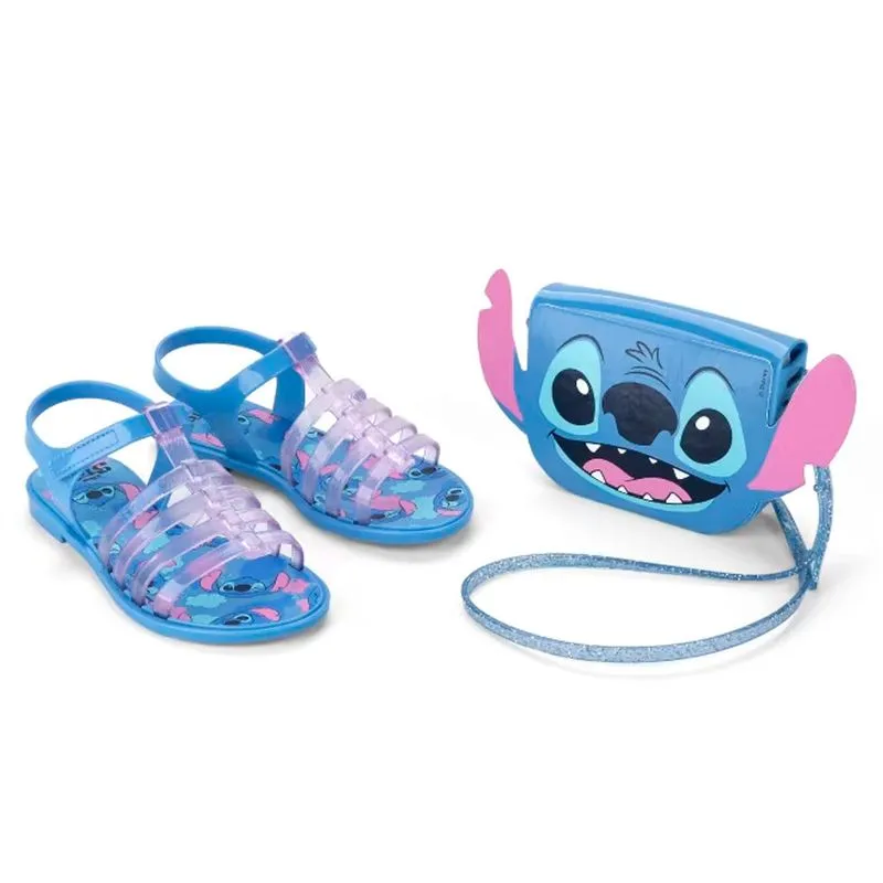 Sandália Infantil Grendene Stitch Clutch Bag do 23 ao 34 Azul 23199 34