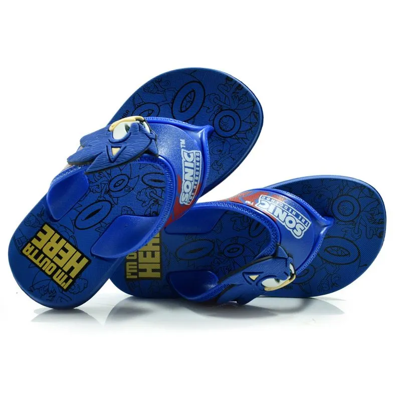 Chinelo Infantil Grendene Sonic Rings do 23 ao 34 Azul 23162 31/32