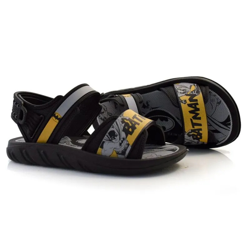 Papete Infantil Batman Grendene Liga da Justiça com Mochila Preto 23059 31/32