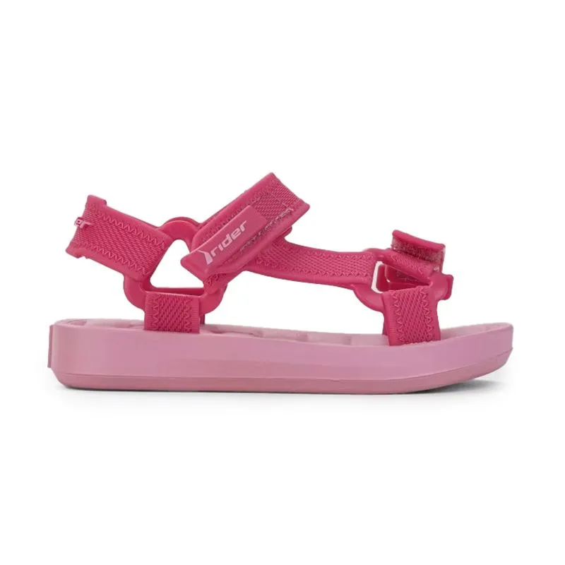 Sandália Papete Rider Free Styl Rosa Infantil 17