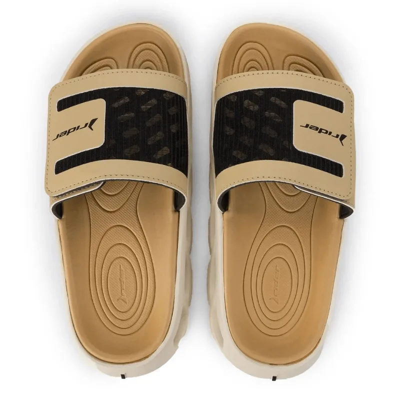 Chinelo Rider Power Slide Masculino Bege 43
