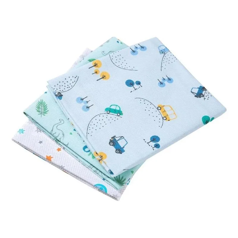5x Kit 3 Cueiro Manta Flanelado Bebê Infantil Algodão Estamp