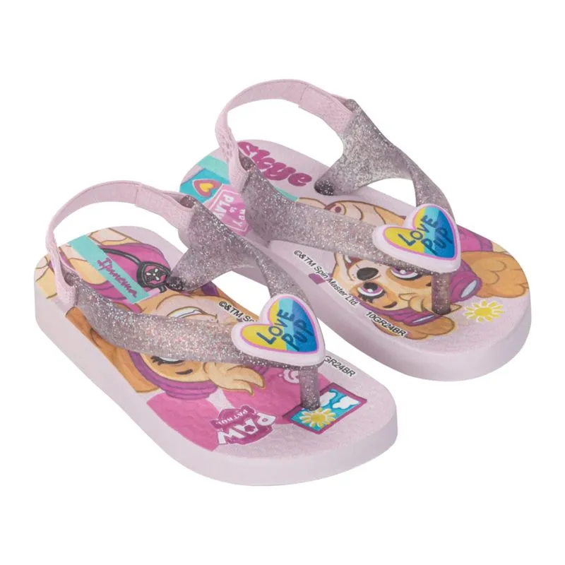 Chinelo Infantil Patrulha Canina Ipanema Rosa, 17/18 BR