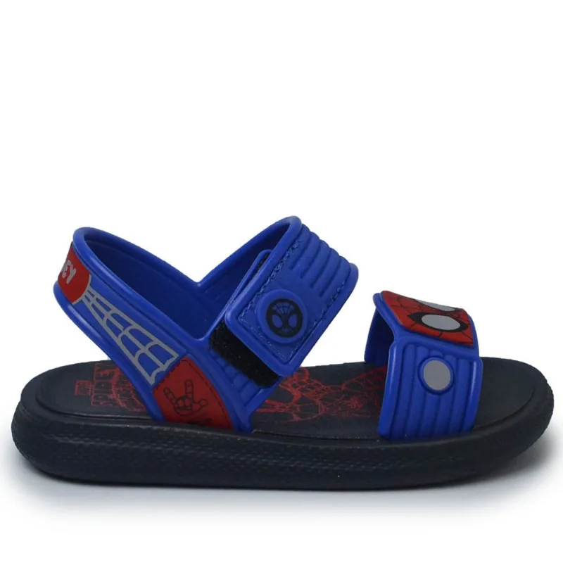 Kit Sandália Papete Infantil Grendene Masculino Spidey Friend com Mochila 23250 BJ811 AZUL/VERMELHO 17/18